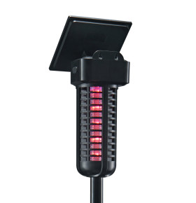 ANTIZANZARA CON PANNELLO FOTOVOLTAICO 6V/350MAH-900V-BATTERIA 18650/1200MAH