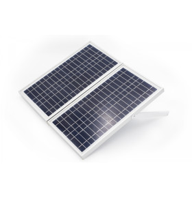 KIT COMPOSTO DA PANNELLO SOLARE, POWER STATION, 4 LAMPADINE LED 160lm