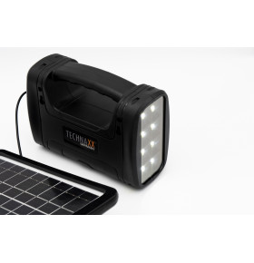 KIT INCLUDING SOLAR PANEL, POWER STATION, 3 160lm LED BULBS