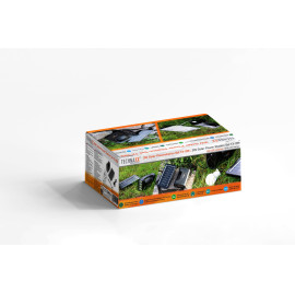 KIT INCLUDING SOLAR PANEL, POWER STATION, 3 160lm LED BULBS