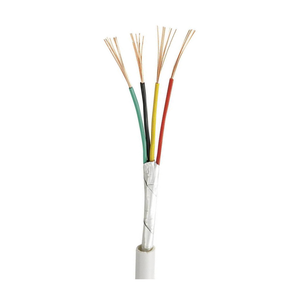 ALARM CABLE 4x0.22mm SECTION TCCA SHIELDED 100m REEL
