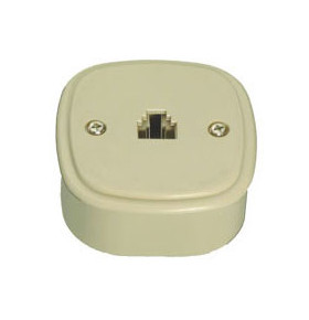WALL MOUNT TELEPHONE SOCKET PLUG