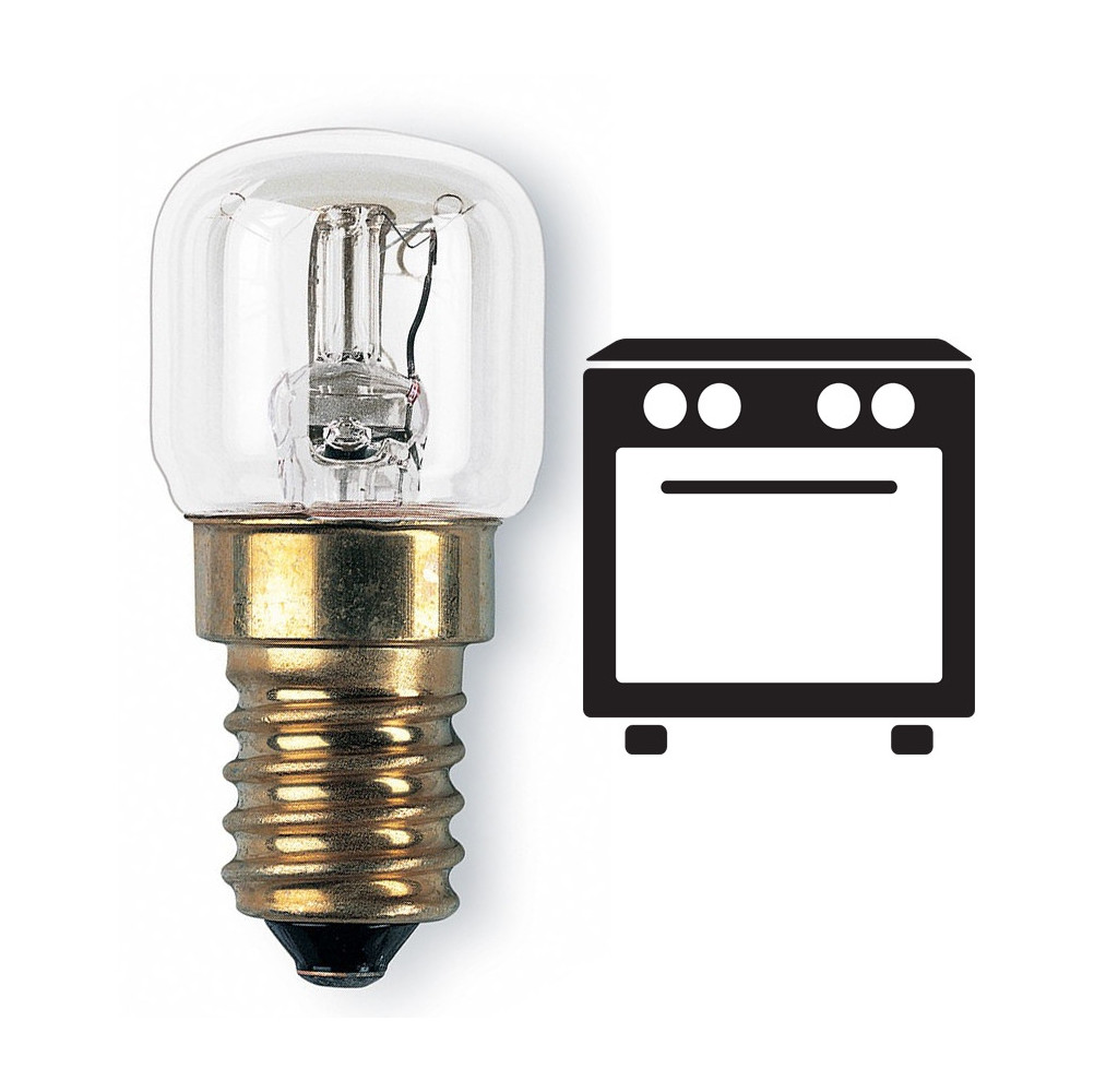 OVEN INCANDESCENT BULB E14 15W 45-50lm HEAT RESISTANT