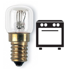 OVEN INCANDESCENT BULB E14 15W 45-50lm HEAT RESISTANT