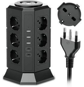 Vertical Tower Power Strip