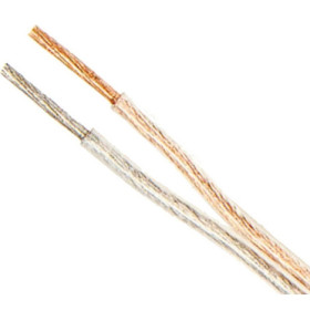 HI-FI CABLE H03VH-H TRANSPARENT 2x1.5mm SECTION 10m REEL