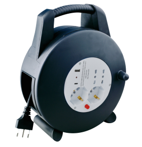 RETRACTABLE ELECTRIC EXTENSION CORD - 15 m