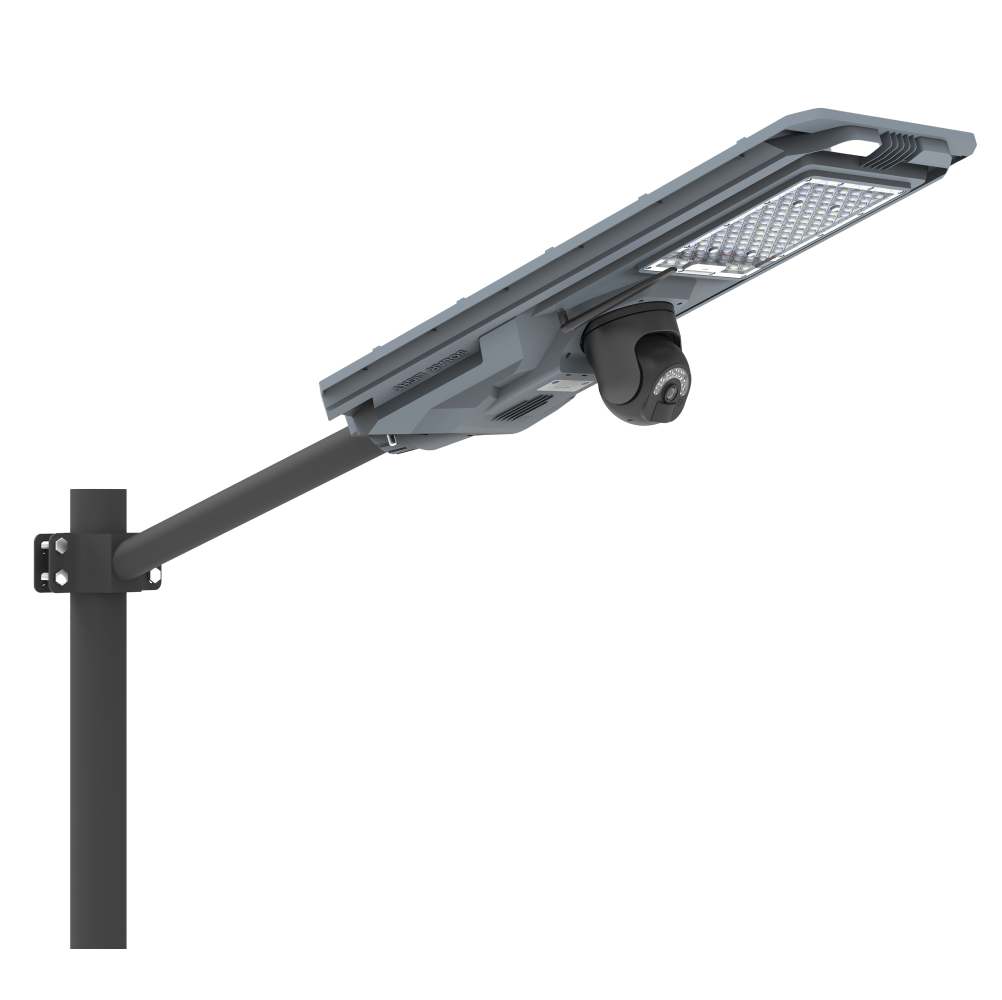 SOLAR LED STREET LIGHT WITH WI-FI MOTORIZED CAMERA