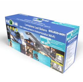 SOLAR LED STREET LIGHT WITH WI-FI MOTORIZED CAMERA