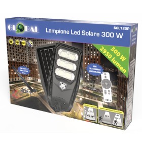SOLAR PRO FLOODLIGHT WITH 2200 LUMEN - IP65 PHOTOVOLTAIC PANEL