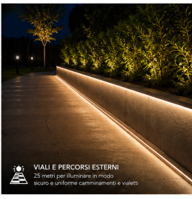 Waterproof PVC LED Strip IP65 with 25 m Reel – 200W