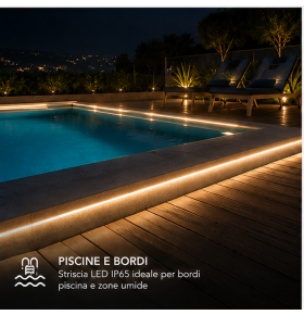 Waterproof PVC LED Strip IP65 with 25 m Reel – 200W