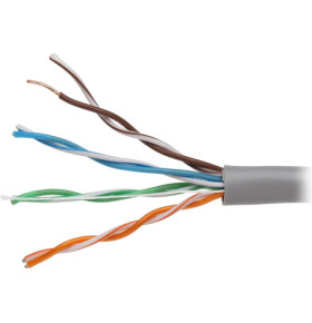 DATA CABLE UTP RJ45 CAT5E TCCA 100m REEL GREY