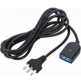 3m EXTENSION CORD 10A PLUG 10A SOCKET 3x0.75mm SECTION BLACK