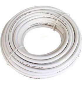 BIPOLAR CABLE H03VVH2-F 2x0.75mm SECTION WHITE 5m REEL