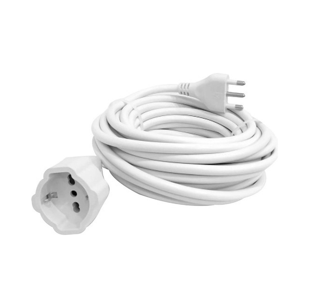 GARDEN EXTENSION CORD 16A PLUG 10/16A+SCHUKO SOCKET 3x1.5mm SECTION WHITE