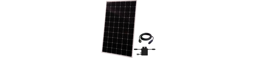 Painéis solares de varanda